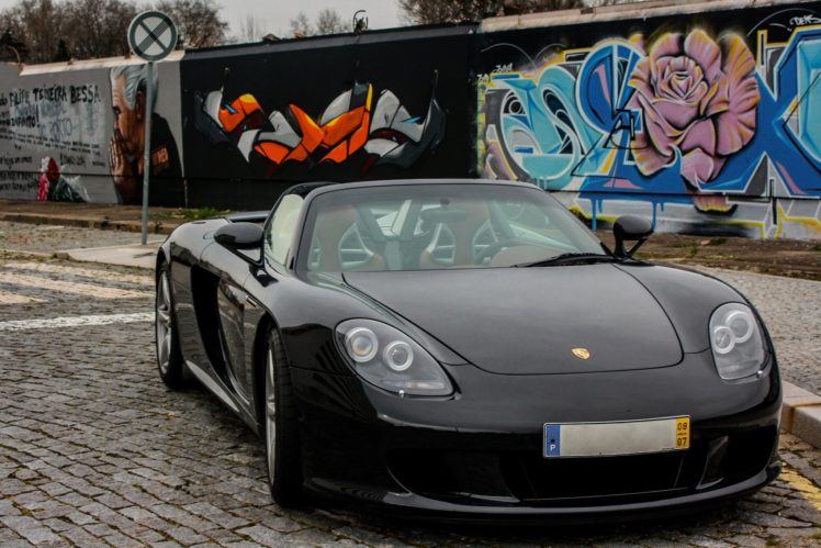 2003, 980, Carrera, G, T, Porsche, Supercar, Noir, Black HD Wallpaper Desktop Background