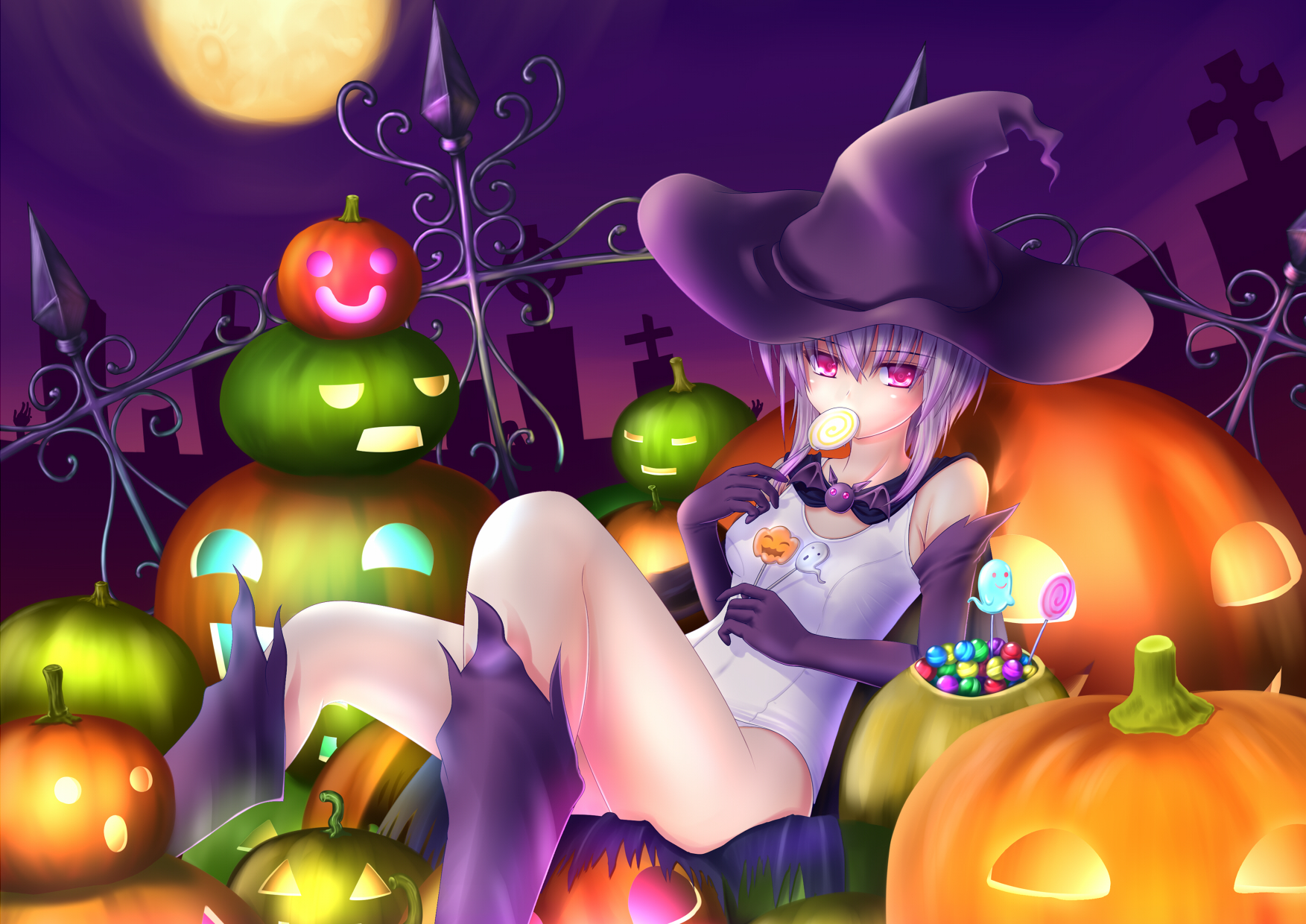 halloween, Riunestuio, Witch, Original Wallpaper