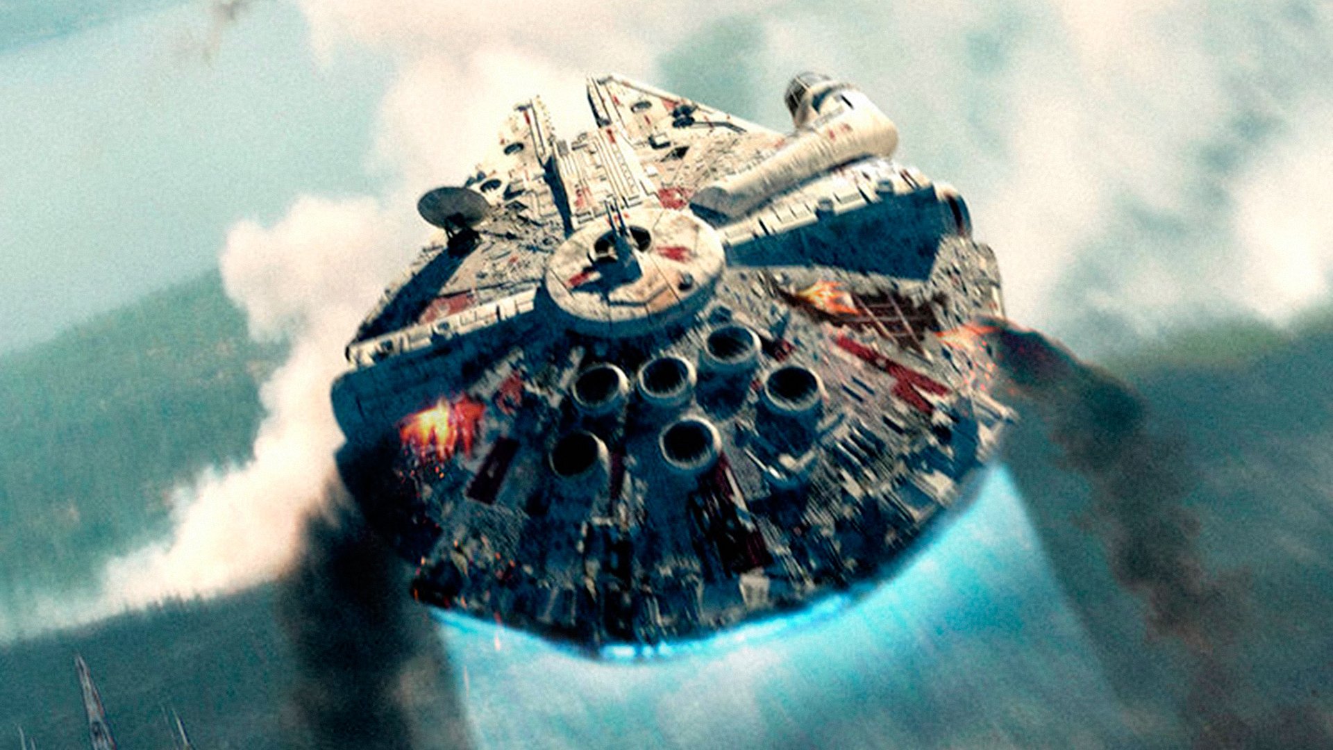 star, Wars, Force, Awakens, Action, Adventure, Sci fi, Disney, Spaceship Wallpaper