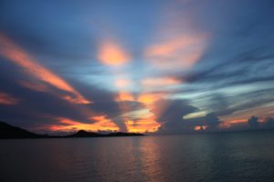 ocen, Sunrise, In, Thailand