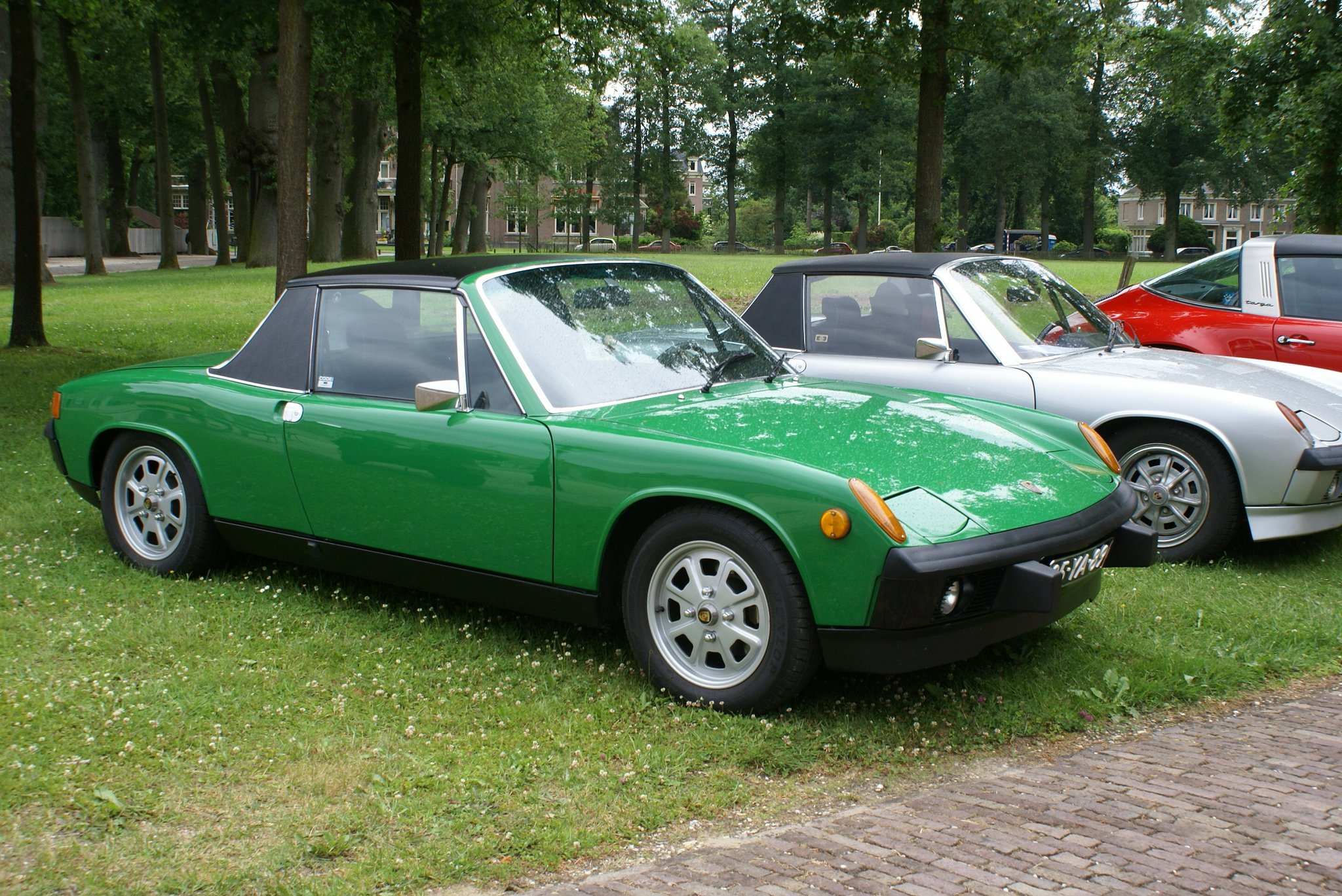 porsche, 914, 916, Coupe, Classic, Cars, Germany, Green, Vert Wallpaper