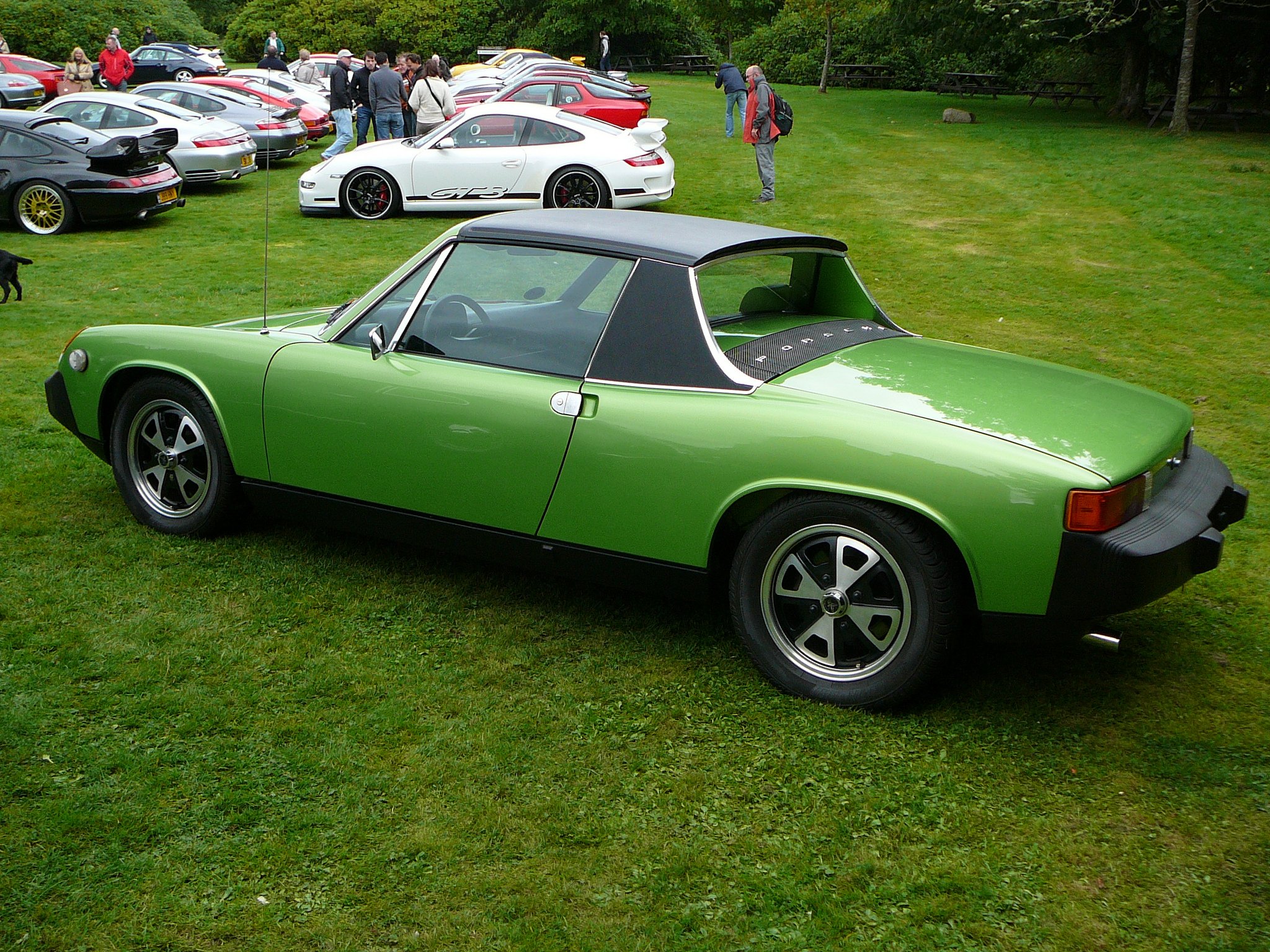 porsche, 914, 916, Coupe, Classic, Cars, Germany, Green, Vert Wallpaper