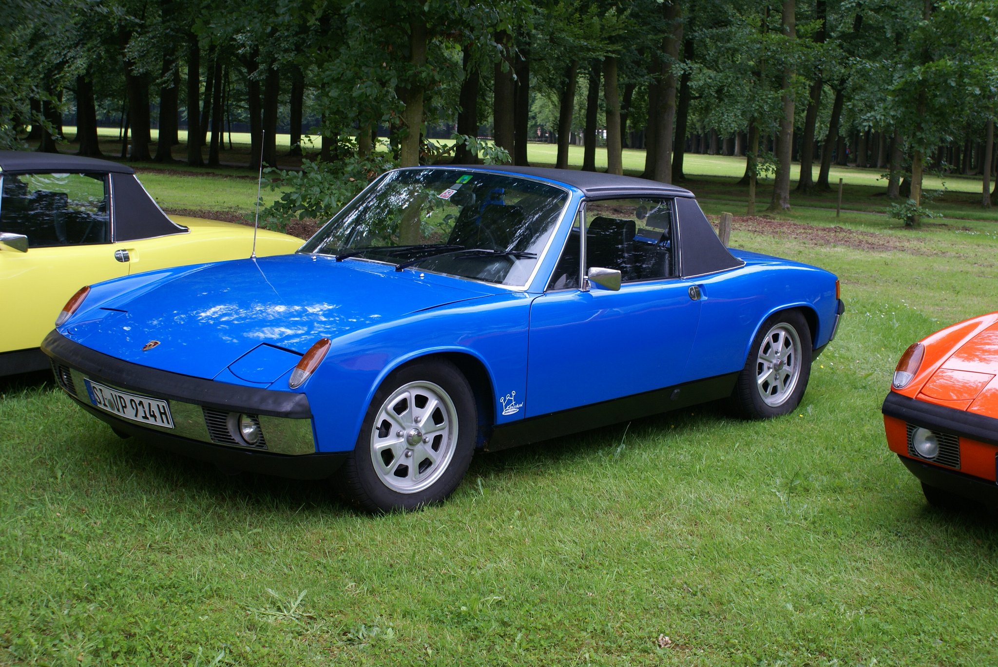 porsche, 914, 916, Coupe, Classic, Cars, Germany, Blue, Bleu Wallpaper