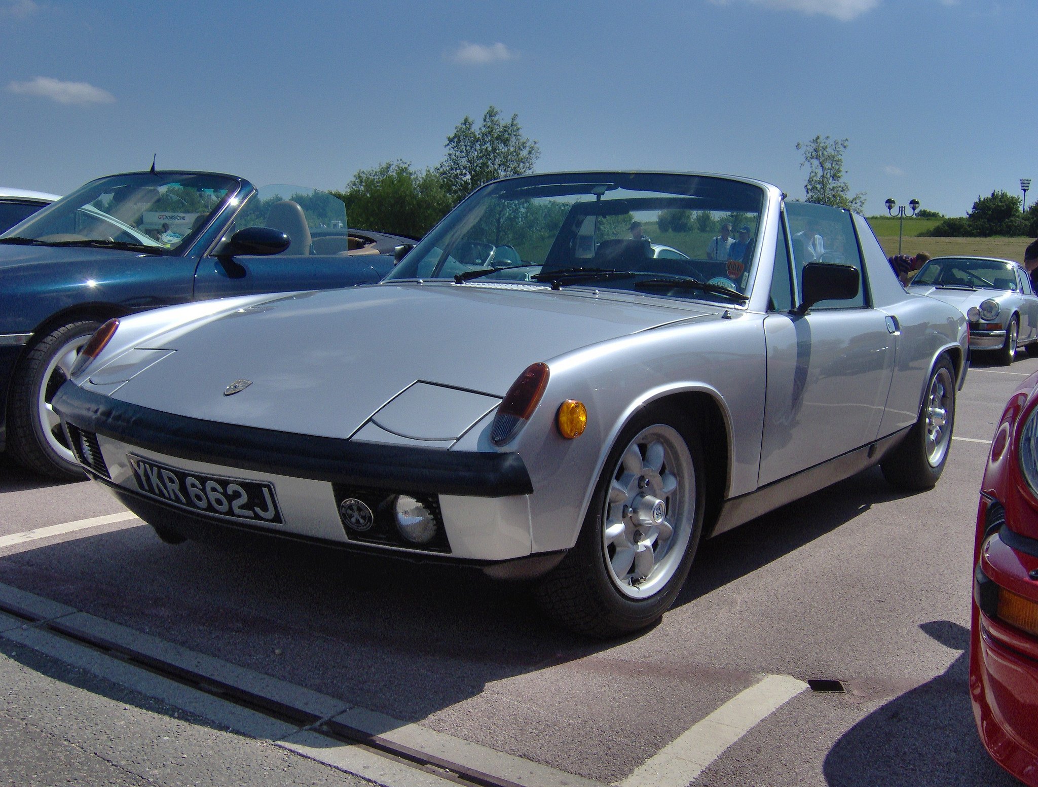 porsche, 914, 916, Coupe, Classic, Cars, Germany, Gris, Grey Wallpaper