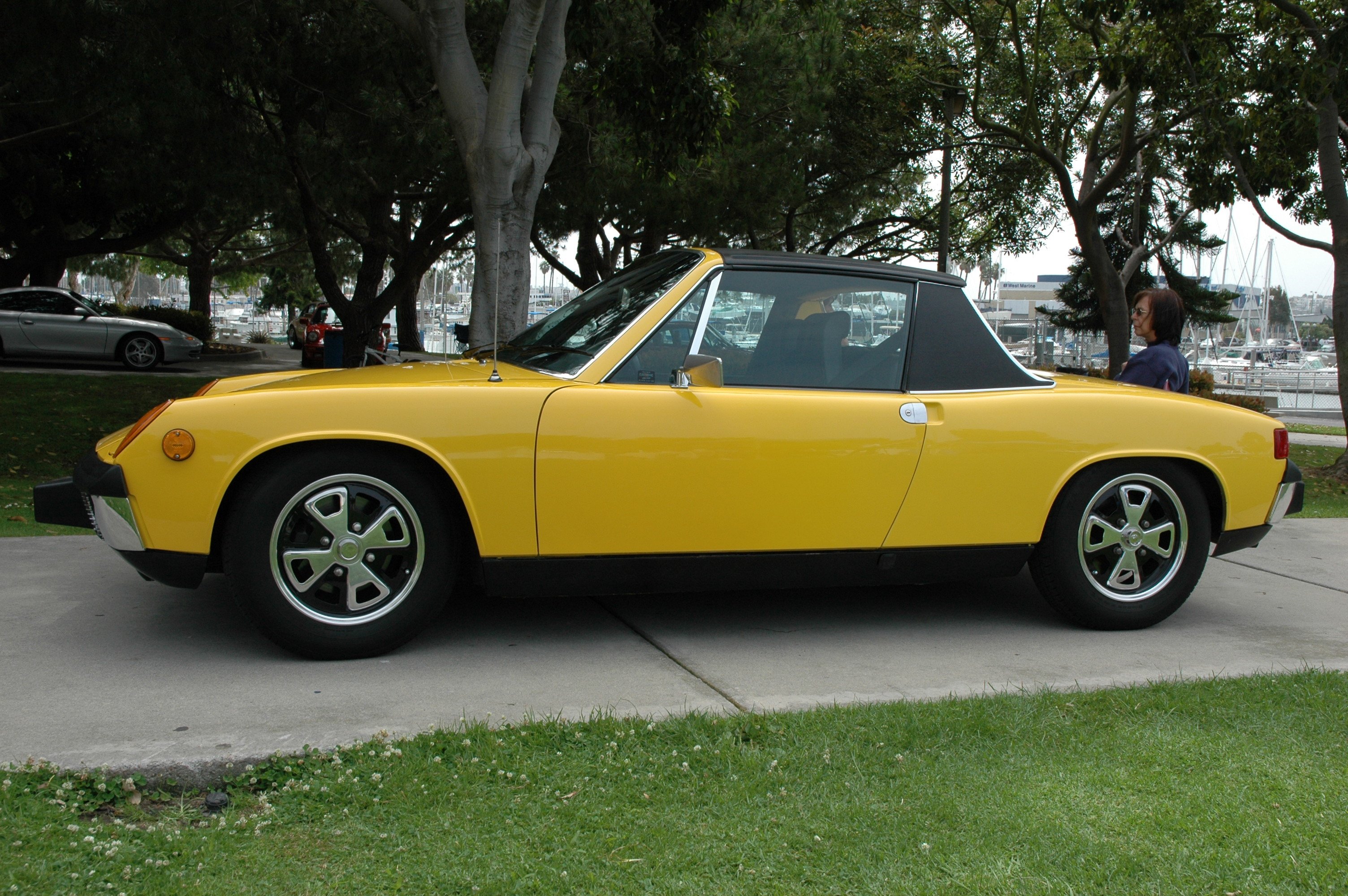 porsche, 914, 916, Coupe, Classic, Cars, Germany, Jaune Wallpaper