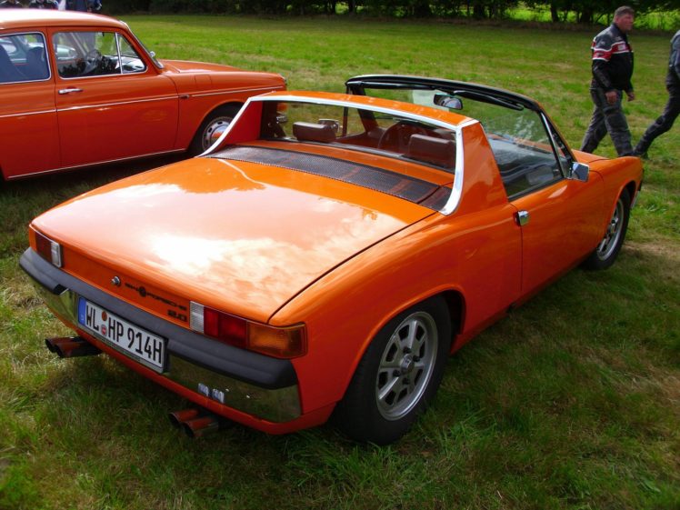 porsche, 914, 916, Coupe, Classic, Cars, Germany, Orange HD Wallpaper Desktop Background