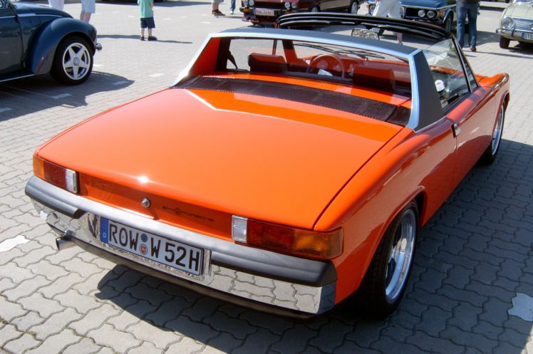 porsche, 914, 916, Coupe, Classic, Cars, Germany, Orange HD Wallpaper Desktop Background