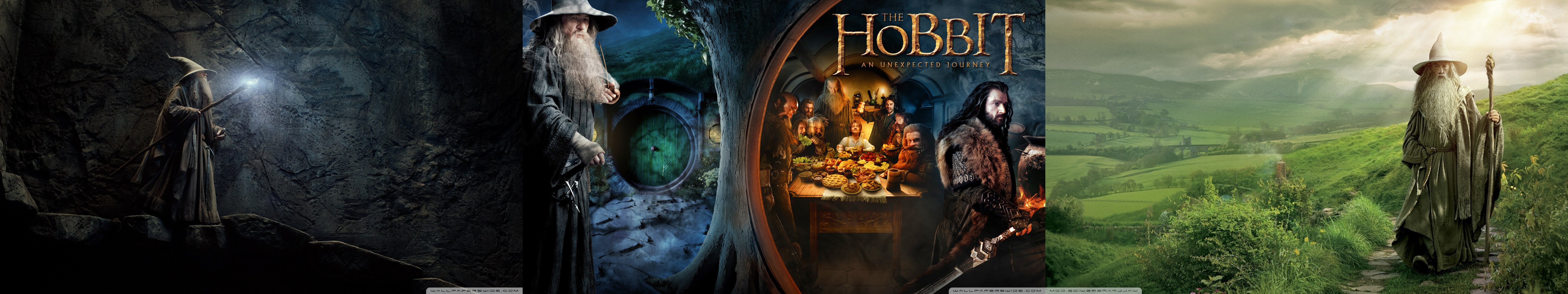 triple, Monitor, Multiple, Screen, Multi, Hobbit, Lord, Of, The, Ring, Seigneur, Des, Anneaux Wallpaper