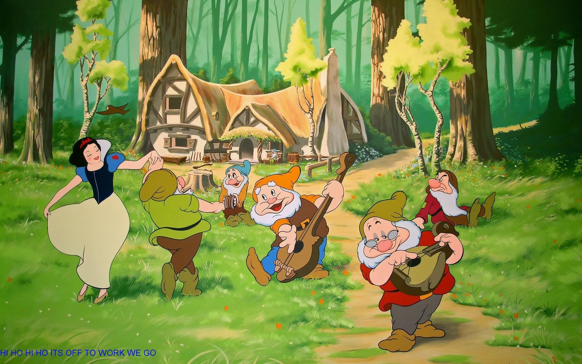 cartoon, Snow, White, Movie, Snow, White, And, The, Seven, Dwarfs Wallpaper