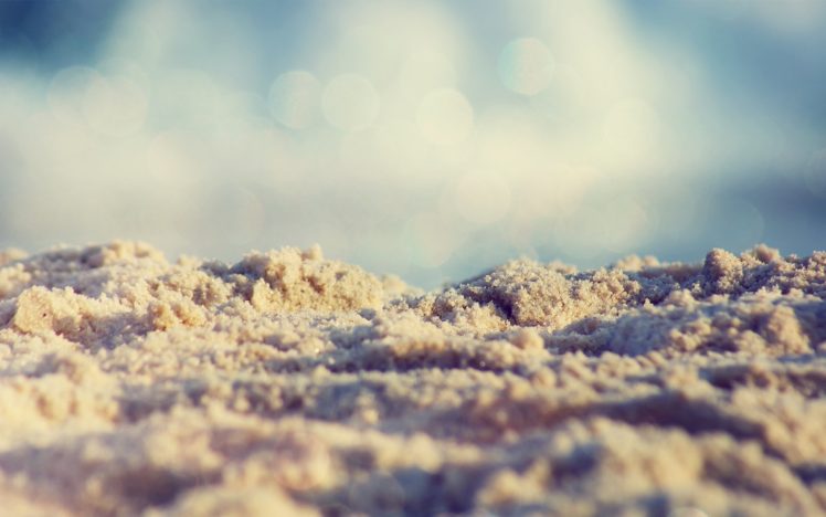 macro, Sand, Sea, Nature HD Wallpaper Desktop Background