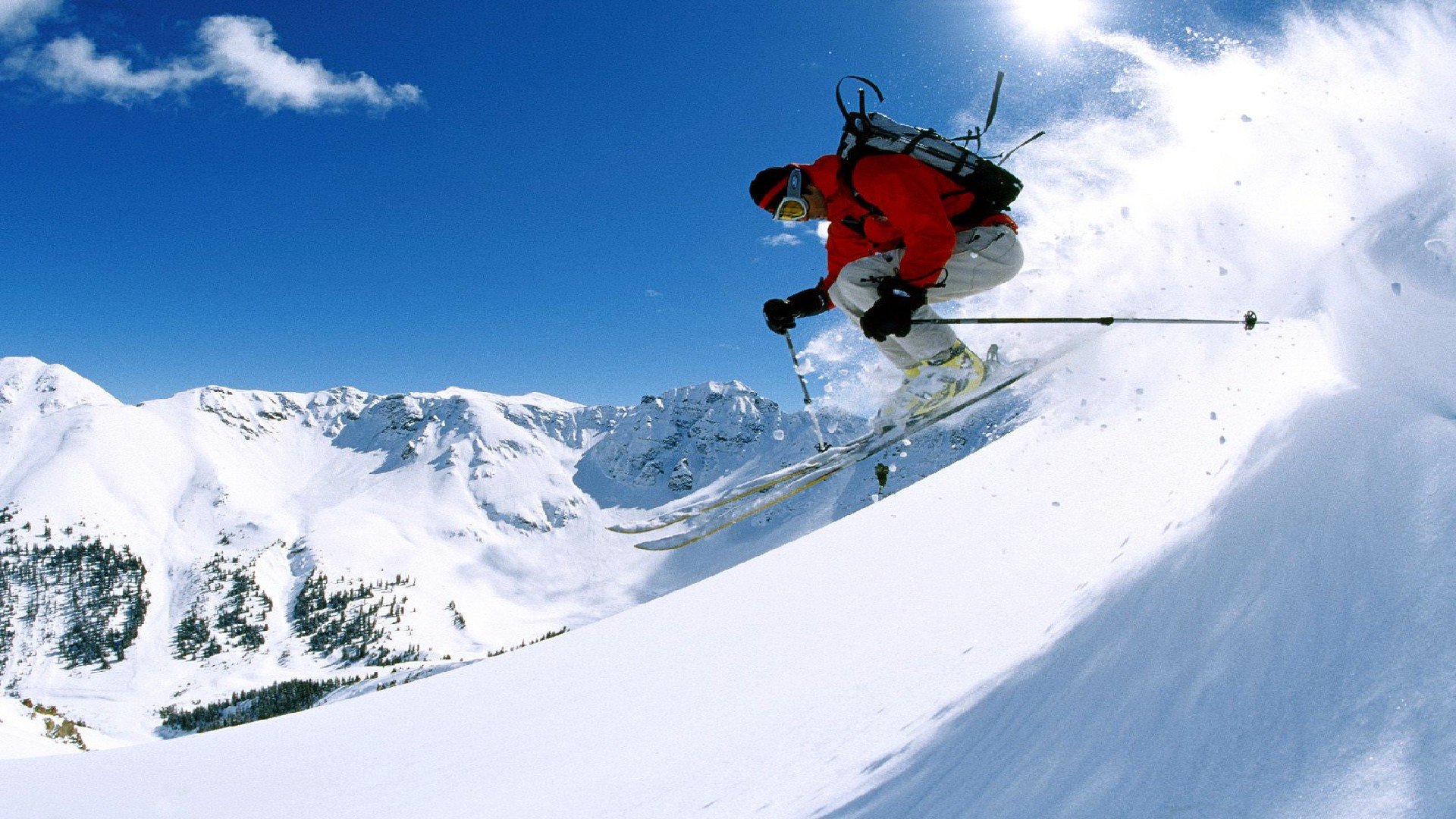 skiing, Winter, Snow, Ski, Mountains Wallpaper