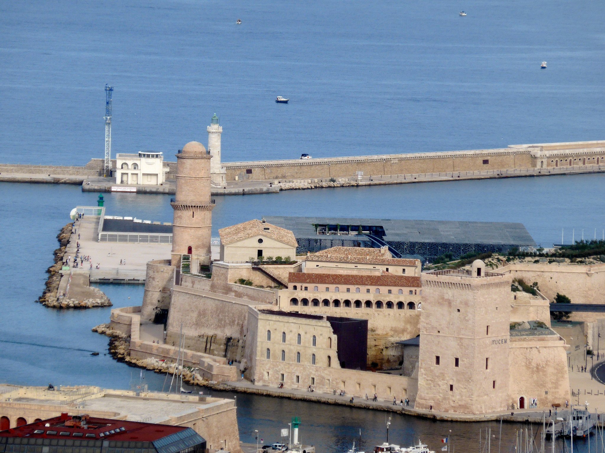 marseille, France, Provence, 13, Cities, Monuments, Panorama, Panoramic ...
