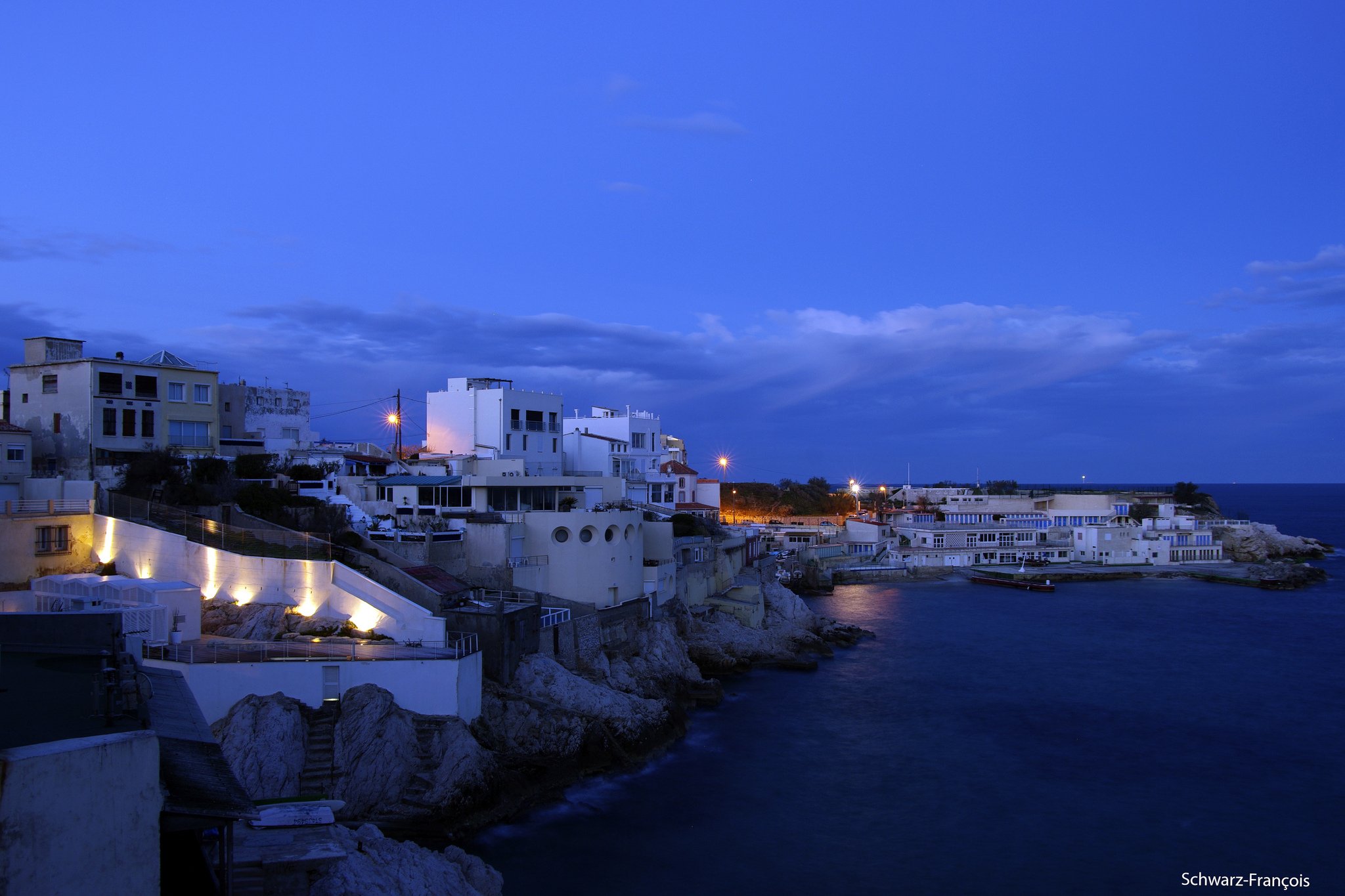 architecture, Cities, France, Marseille, Monuments, Panorama, Panoramic, Provence, Urban, Night, Light Wallpaper