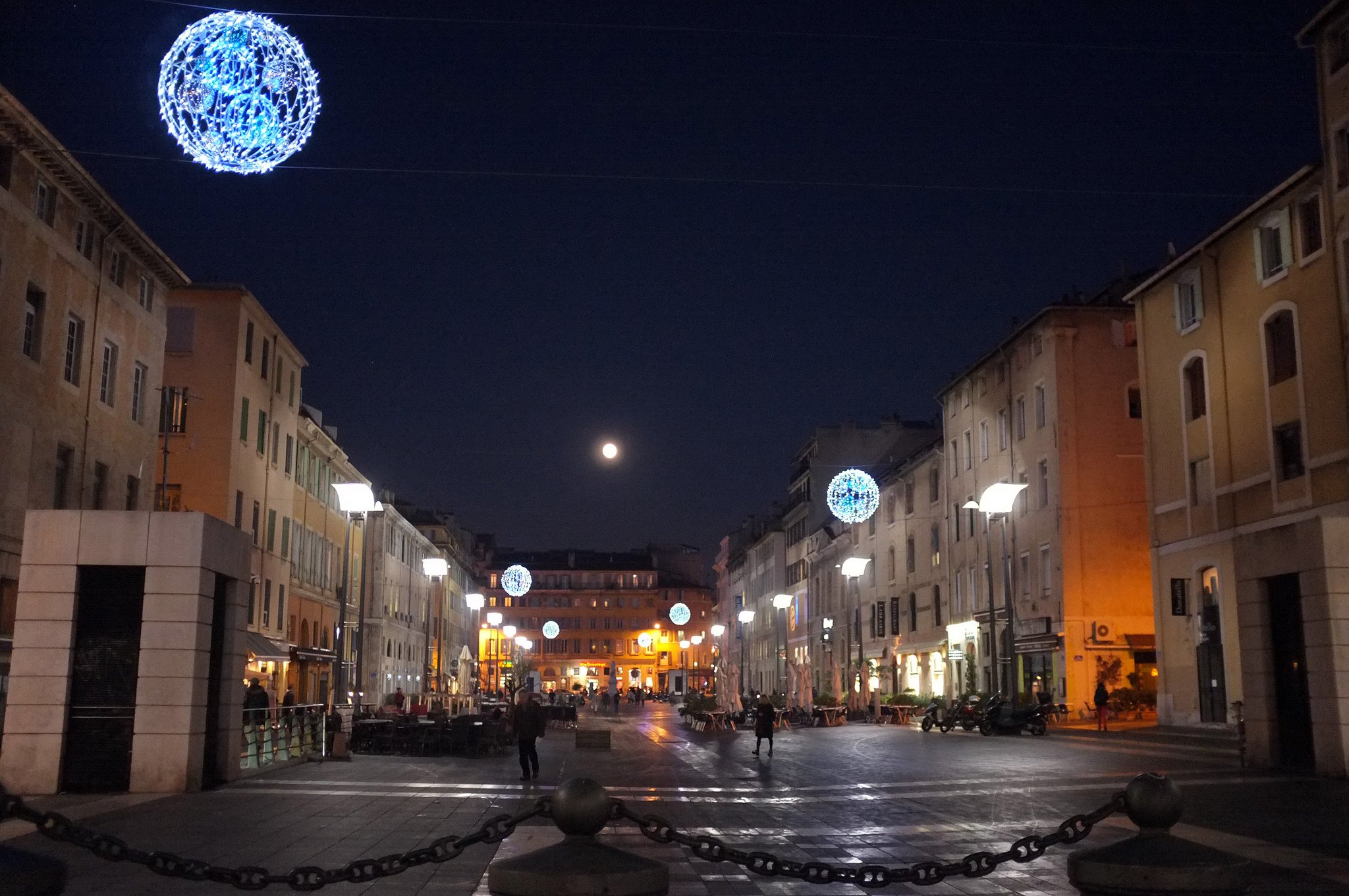 architecture, Cities, France, Marseille, Monuments, Panorama, Panoramic, Provence, Urban, Night, Light Wallpaper