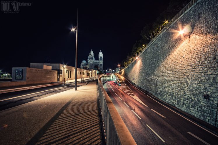 architecture, Cities, France, Marseille, Monuments, Panorama, Panoramic, Provence, Urban, Night, Light HD Wallpaper Desktop Background