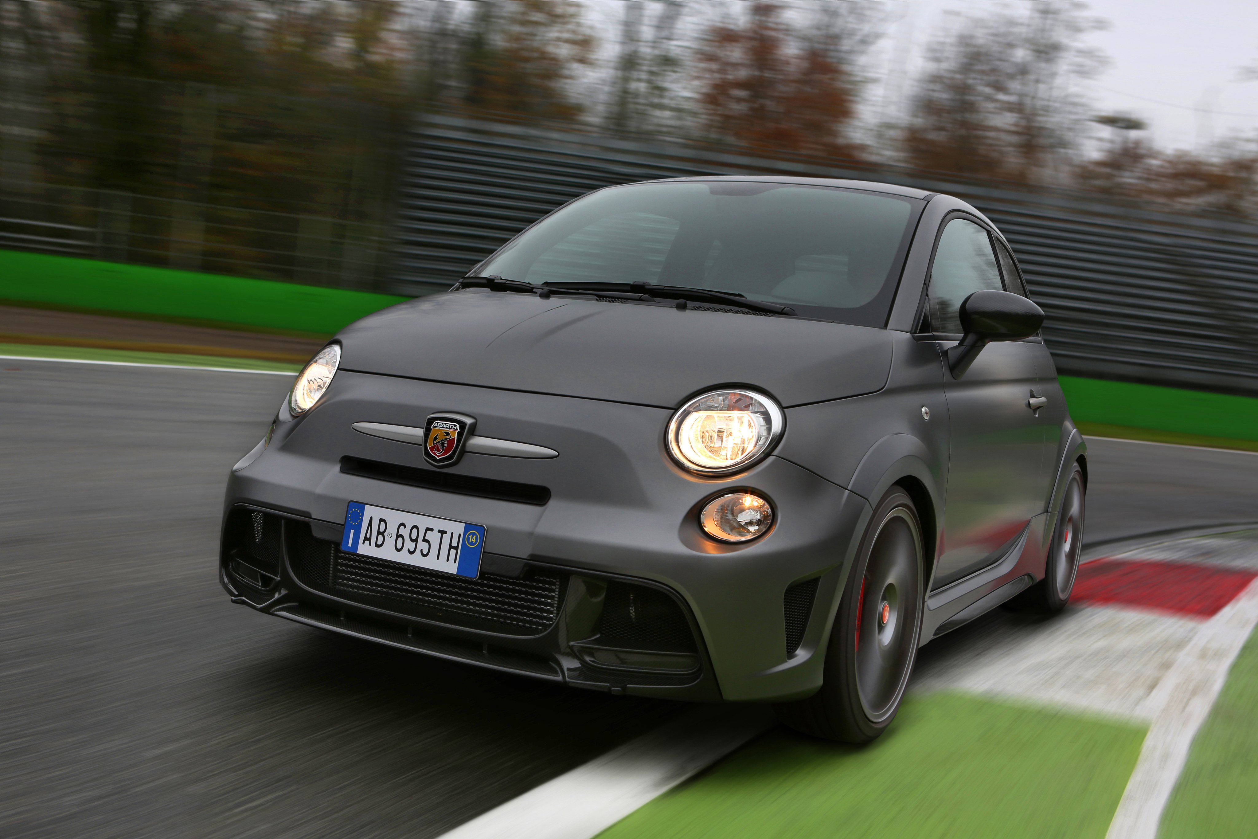 2014, Fiat, 500, Abarth, 695, Biposto, Race, Racing Wallpaper