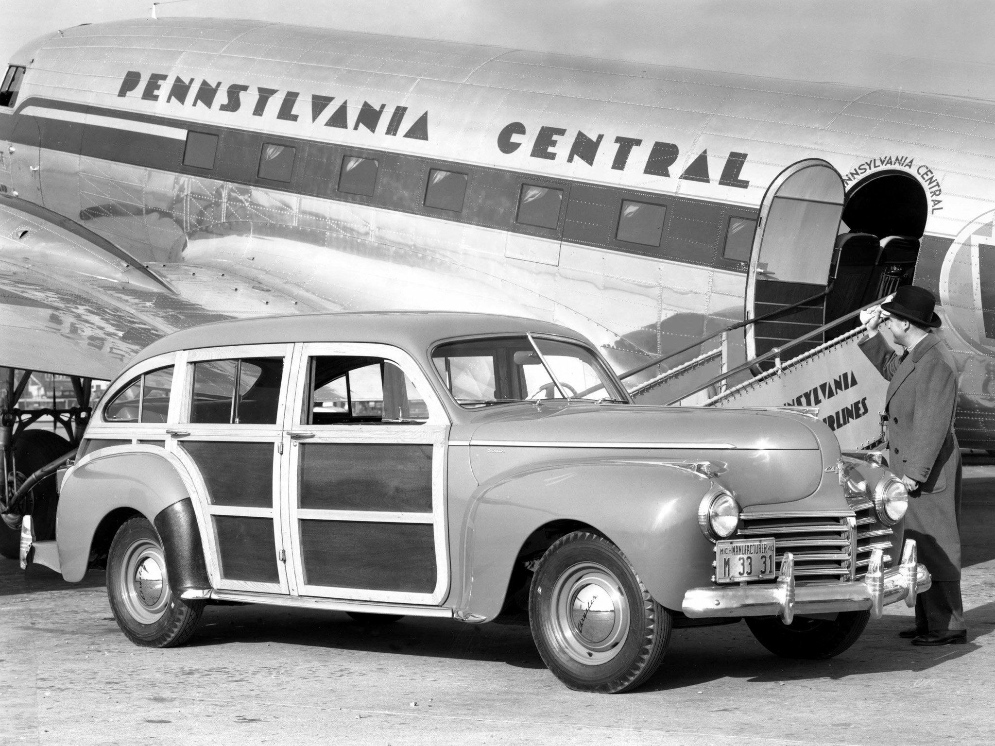 1941, Chrysler, Windsor, Town, Country, Stationwagon,  c 28 , Retro, Woody Wallpaper