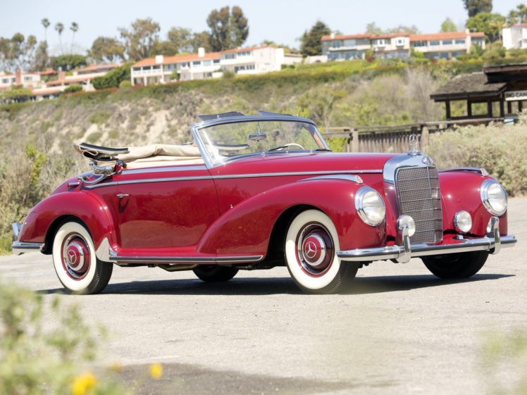 1951 55, Mercedes, Benz, 300s, Cabriolet, A,  w188 , Luxury, Retro, 300 HD Wallpaper Desktop Background