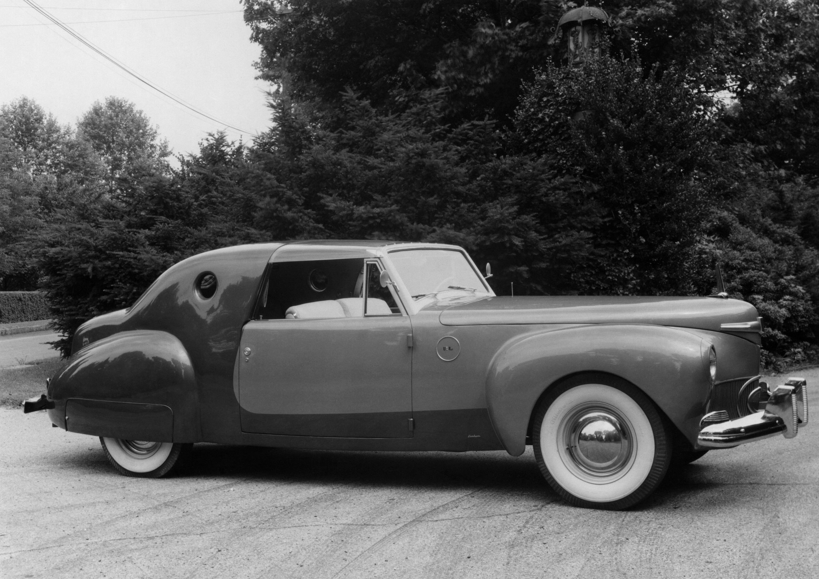 1941, Lincoln, Continental, Coupe, Special, Loewy, Derham, Luxury, Custom, Retro Wallpaper