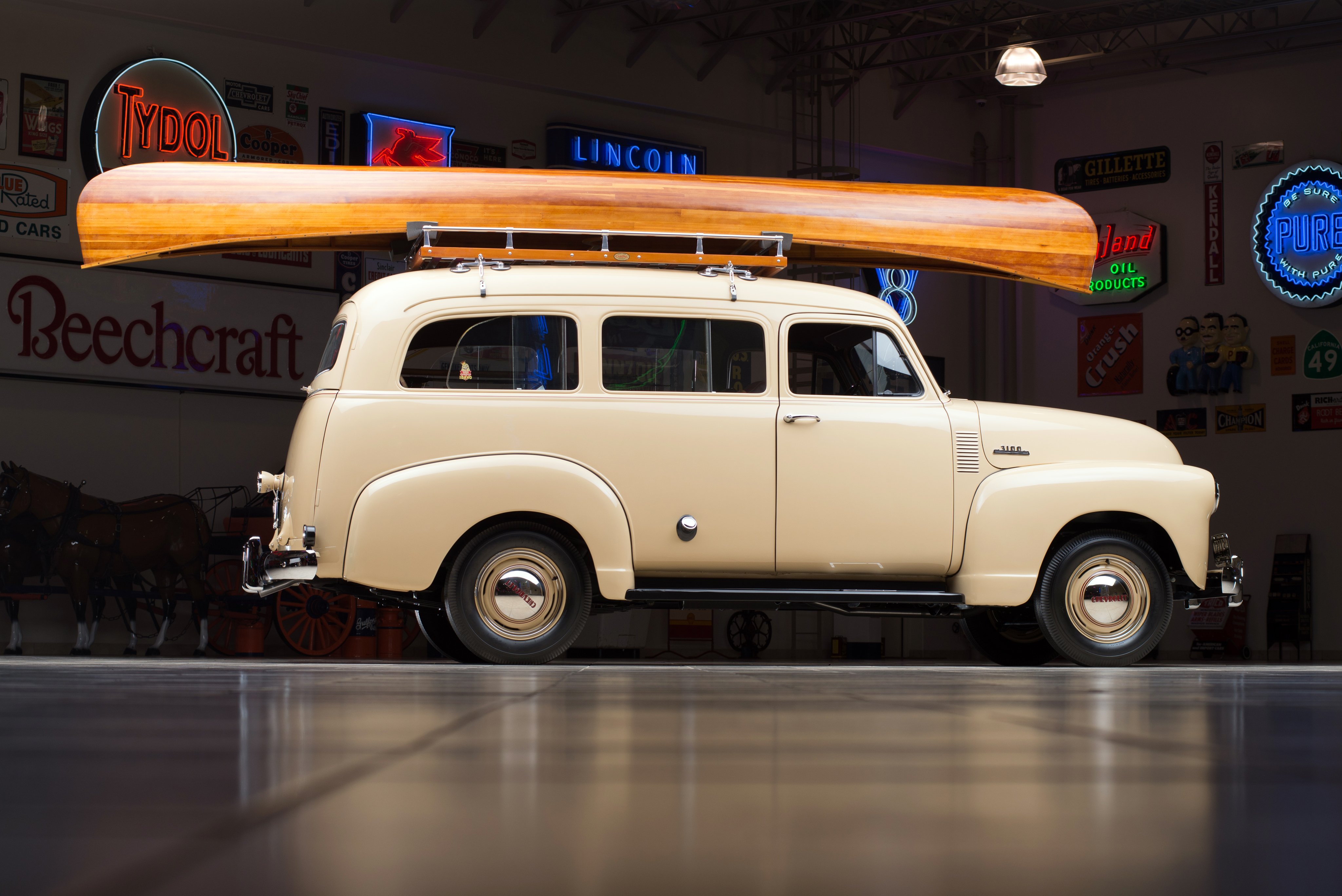1953, Chevrolet, 3100, Suburban,  h 3116 , Suv, Stationwagon, Retro Wallpaper