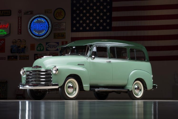 1952, Chevrolet, 3100, Suburban,  kp 3116 , Suv, Stationwagon, Retro HD Wallpaper Desktop Background