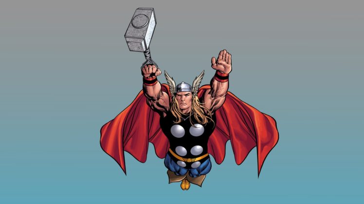 comics, Thor, Mjolnir HD Wallpaper Desktop Background