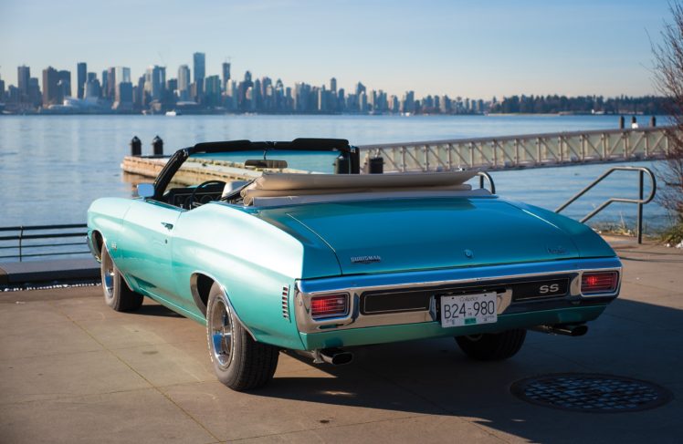 1970, Chevrolet, Chevelle, S s, 454, Ls6, Convertible, Muscle, Classic HD Wallpaper Desktop Background