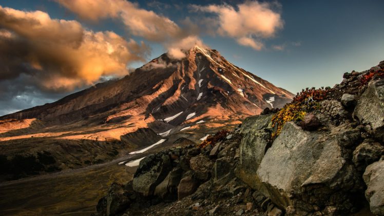 russia, Kamchatka, Koryaksky, Volcano HD Wallpaper Desktop Background