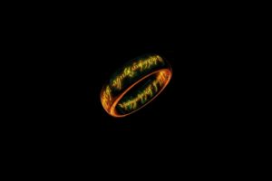 rings, The, Lord, Of, The, Rings, Black, Background
