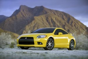 cars, Mitsubishi, Vehicles, Yellow, Cars