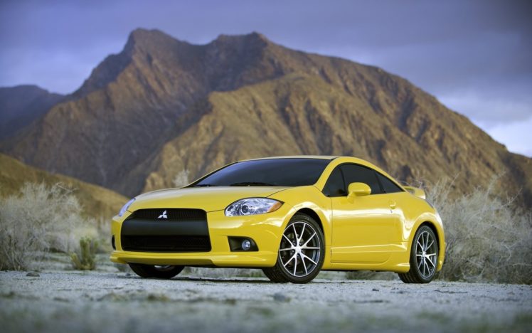 cars, Mitsubishi, Vehicles, Yellow, Cars HD Wallpaper Desktop Background