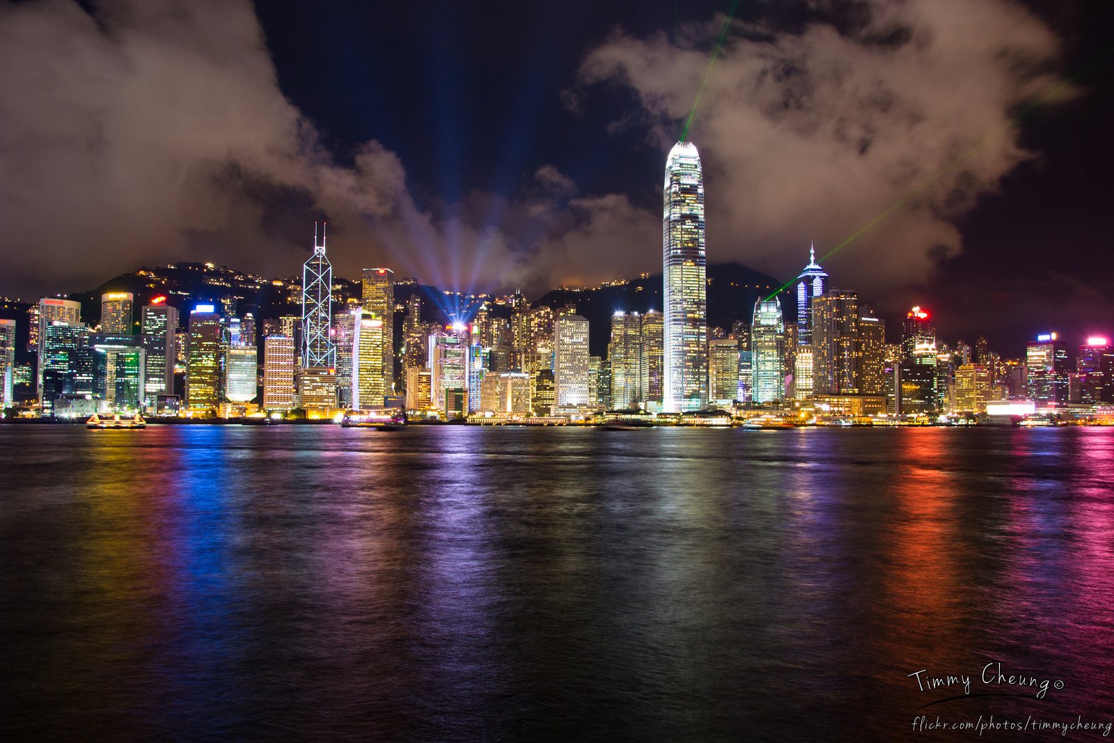 architecture, Bridge, Buildings, Cities, Cityscape, Contrast, Empire, Lights, Night, Panorama, Place, Rivers, Scenic, Shift, Skyline, Skyscrapers, View, Water, Window, World, China, Honkong Wallpaper