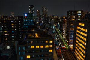 architecture, Asia, Asian, Asians, Buildings, City, Citylife, Cityscapes, Japan, Skyline, Skylines, Skyscrapers, Night, Light, Osaka