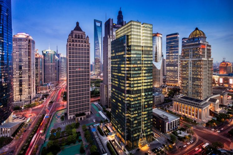 architecture, Asia, Asian, Asians, Chine, China, Buildings, Cities, Citylifes, Cityscapes, Light, Night, Skyline, Skylines, Skyscrapers, Bridges, Highways, Shanghai HD Wallpaper Desktop Background