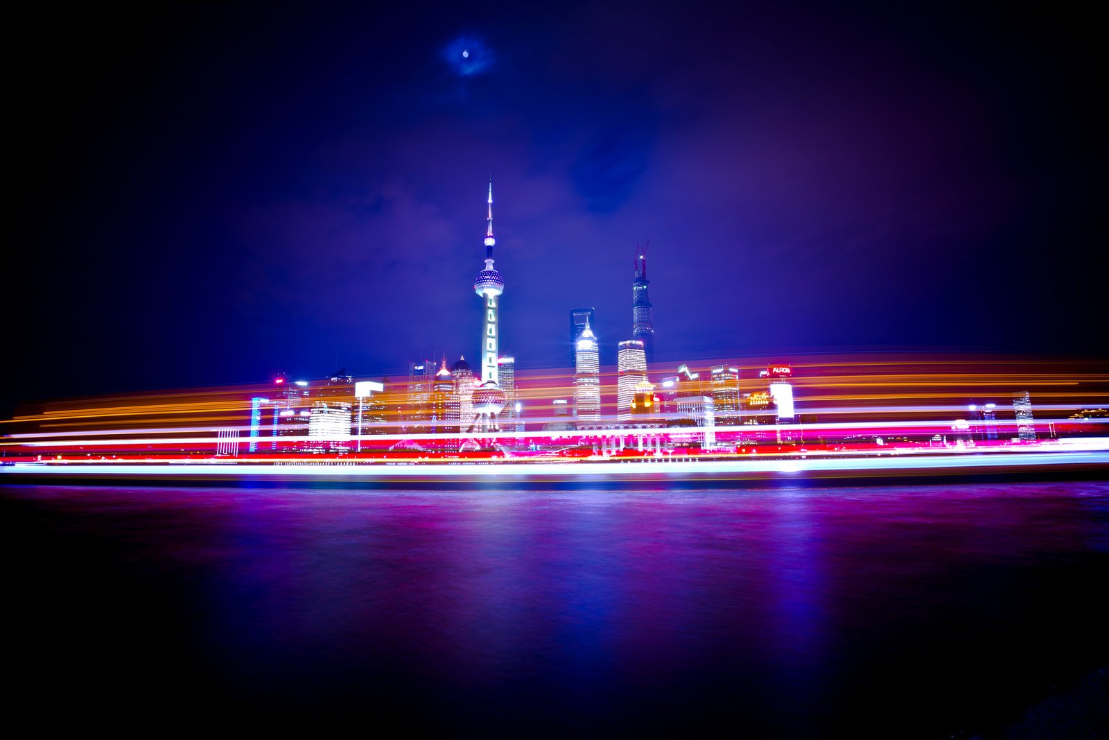architecture, Asia, Asian, Asians, Chine, China, Buildings, Cities, Citylifes, Cityscapes, Light, Night, Skyline, Skylines, Skyscrapers, Bridges, Highways, Shanghai Wallpaper
