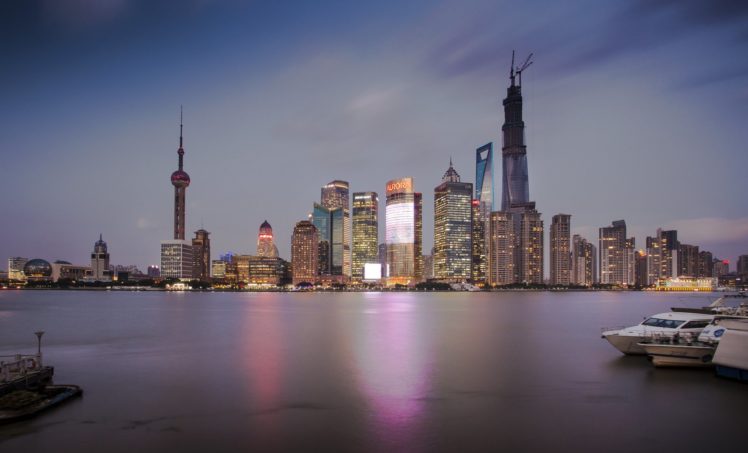 architecture, Asia, Asian, Asians, Chine, China, Buildings, Cities, Citylifes, Cityscapes, Light, Night, Skyline, Skylines, Skyscrapers, Bridges, Highways, Shanghai HD Wallpaper Desktop Background