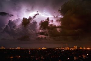 lightning, Night, Light, Nature, Storm, Cities, Sky, Landscapes, Electricity, Skyscapes