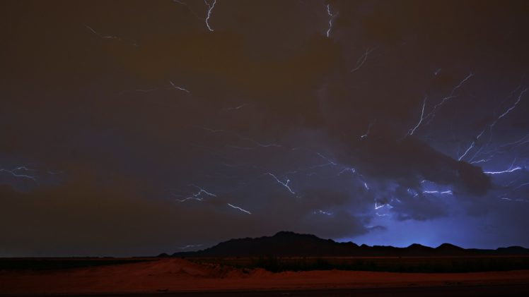 lightning, Night, Light, Nature, Storm, Cities, Sky, Landscapes, Electricity, Skyscapes HD Wallpaper Desktop Background