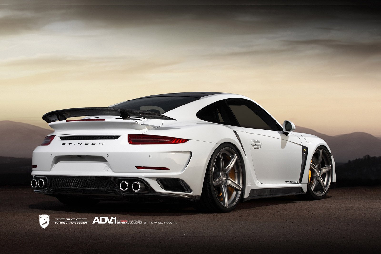 2014, Adv1, Porsche, 991, Turbo, Topcar, White, Supercars, Wheels Wallpaper