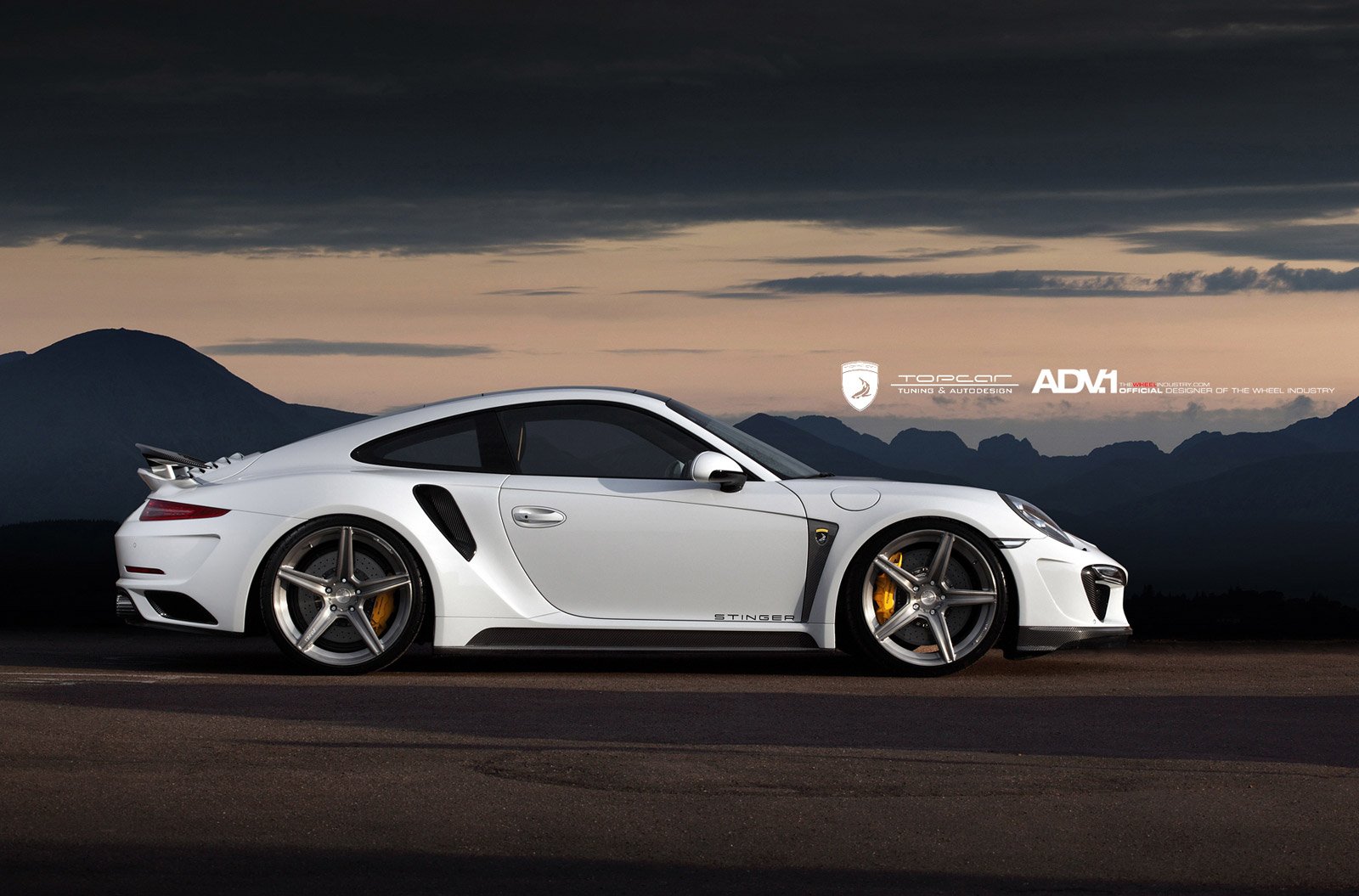 2014, Adv1, Porsche, 991, Turbo, Topcar, White, Supercars, Wheels Wallpaper