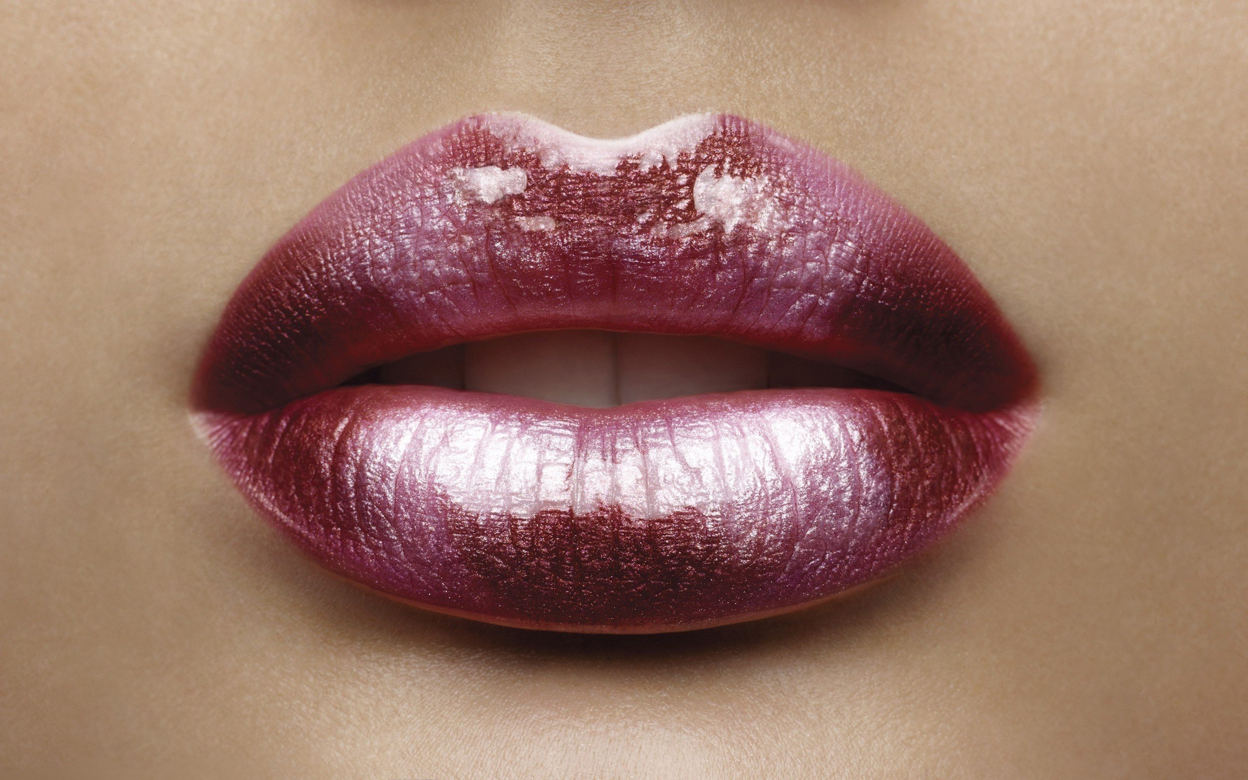 glossy, Lips, , Red, Lipstick, Girl Wallpapers HD / Desktop and Mobile Back...