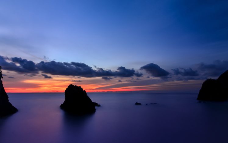 water, Sunset, Landscapes, Waterscapes HD Wallpaper Desktop Background