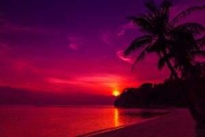 thailand, Beach, Sunset
