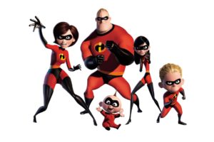 movies, Animation, The, Incredibles, White, Background, Free