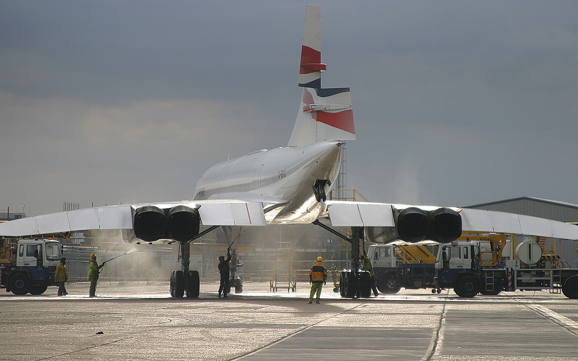 airplanes, Concorde Wallpaper