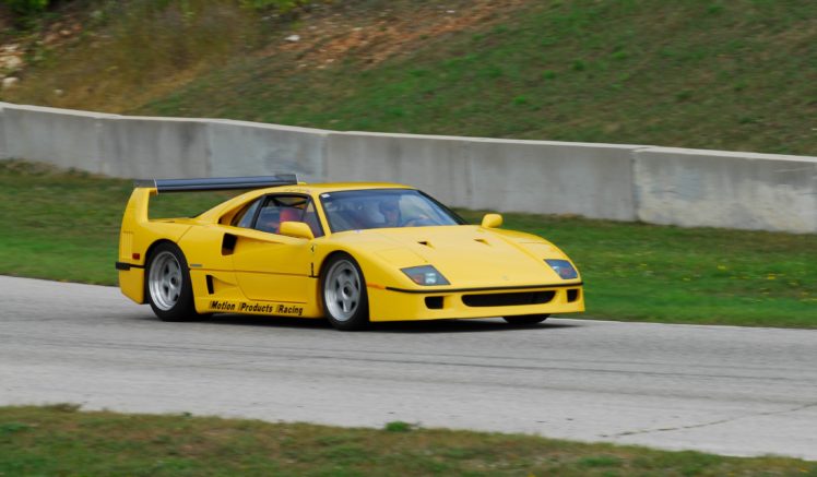 ferrari, F40, Supercars, Cars, Jaune, Italia HD Wallpaper Desktop Background