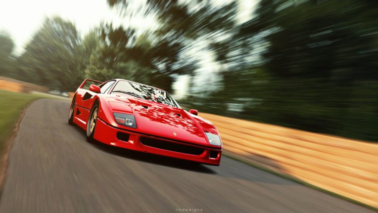 ferrari, F40, Supercars, Cars, Red, Italia HD Wallpaper Desktop Background