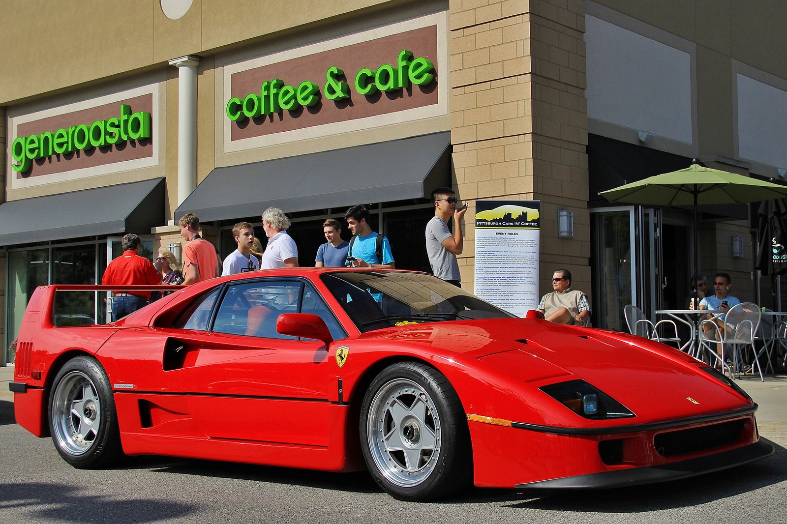 ferrari, F40, Supercars, Cars, Red, Italia Wallpaper