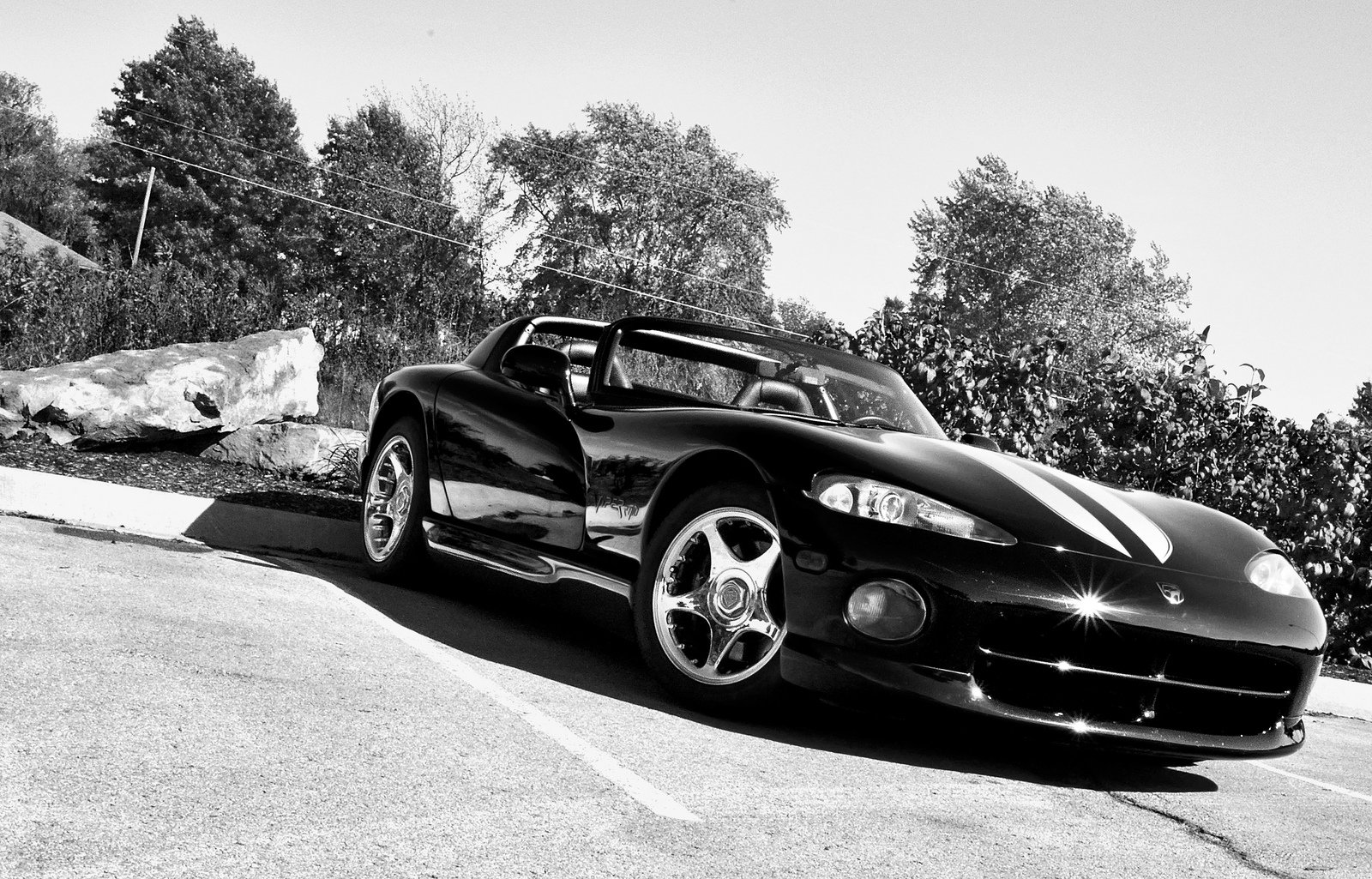 dodge, Gts, Muscle, Srt, Supercar, Viper, Cars, Usa, Black Wallpaper