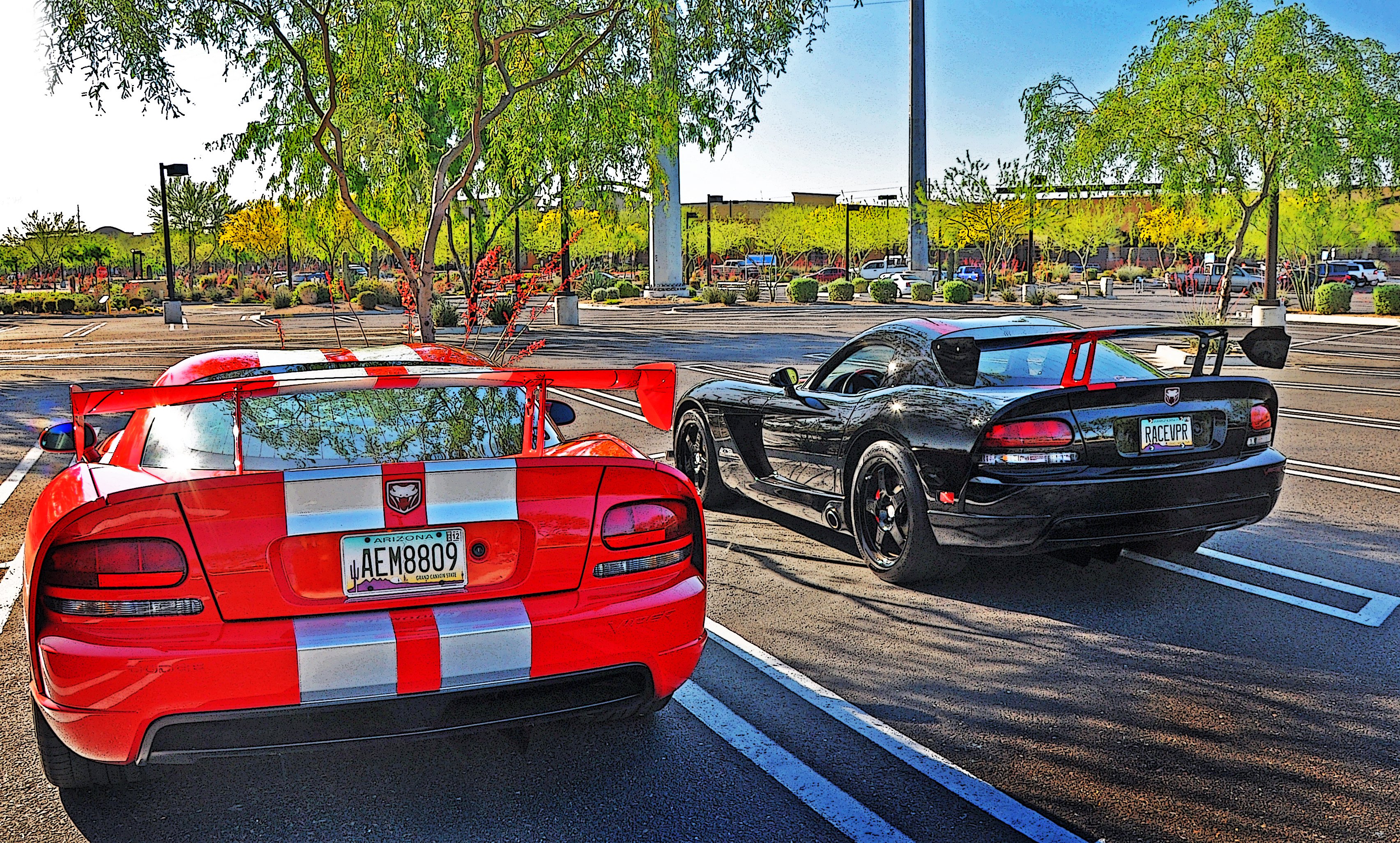 dodge, Gts, Muscle, Srt, Supercar, Viper, Cars, Usa, Red Wallpaper